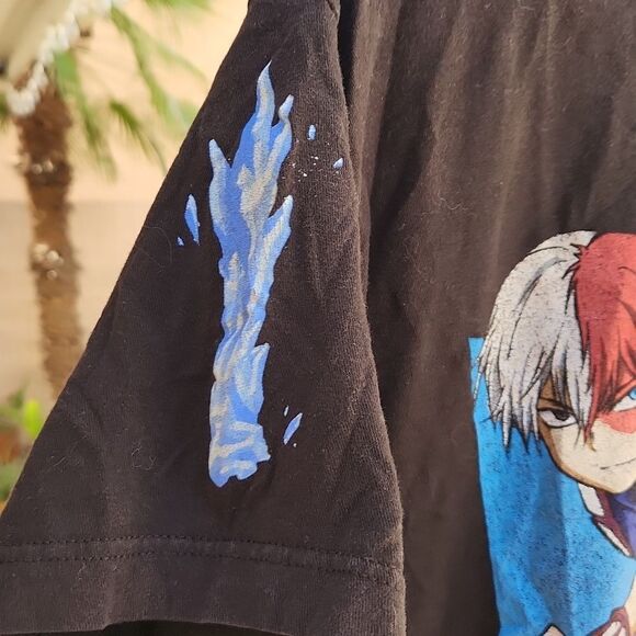 My Hero Academia Funimation men's large black short sleeve t-shirt 100% cotton - Picture 2 of 6